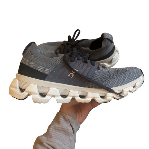 On Cloudswift 3 Running Shoes Metal/White 3WD10451199 Women's Size 8 - Picture 10 of 11